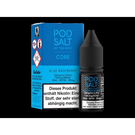 Pod Salt Core - Nikotinsalz Liquid - Blue Raspberry