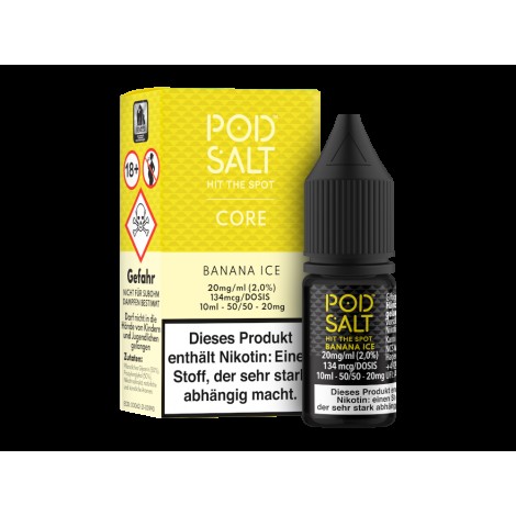 Pod Salt Core - Nikotinsalz Liquid - Banana Ice