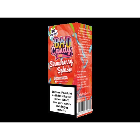 Bad Candy Liquids - Strawberry Splash - Nikotinsalz Liquid 10 mg/ml