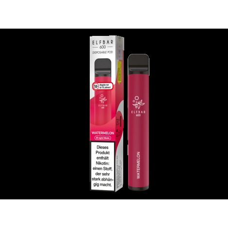 Elfbar 600 Einweg E-Zigarette - Watermelon Pomegranate